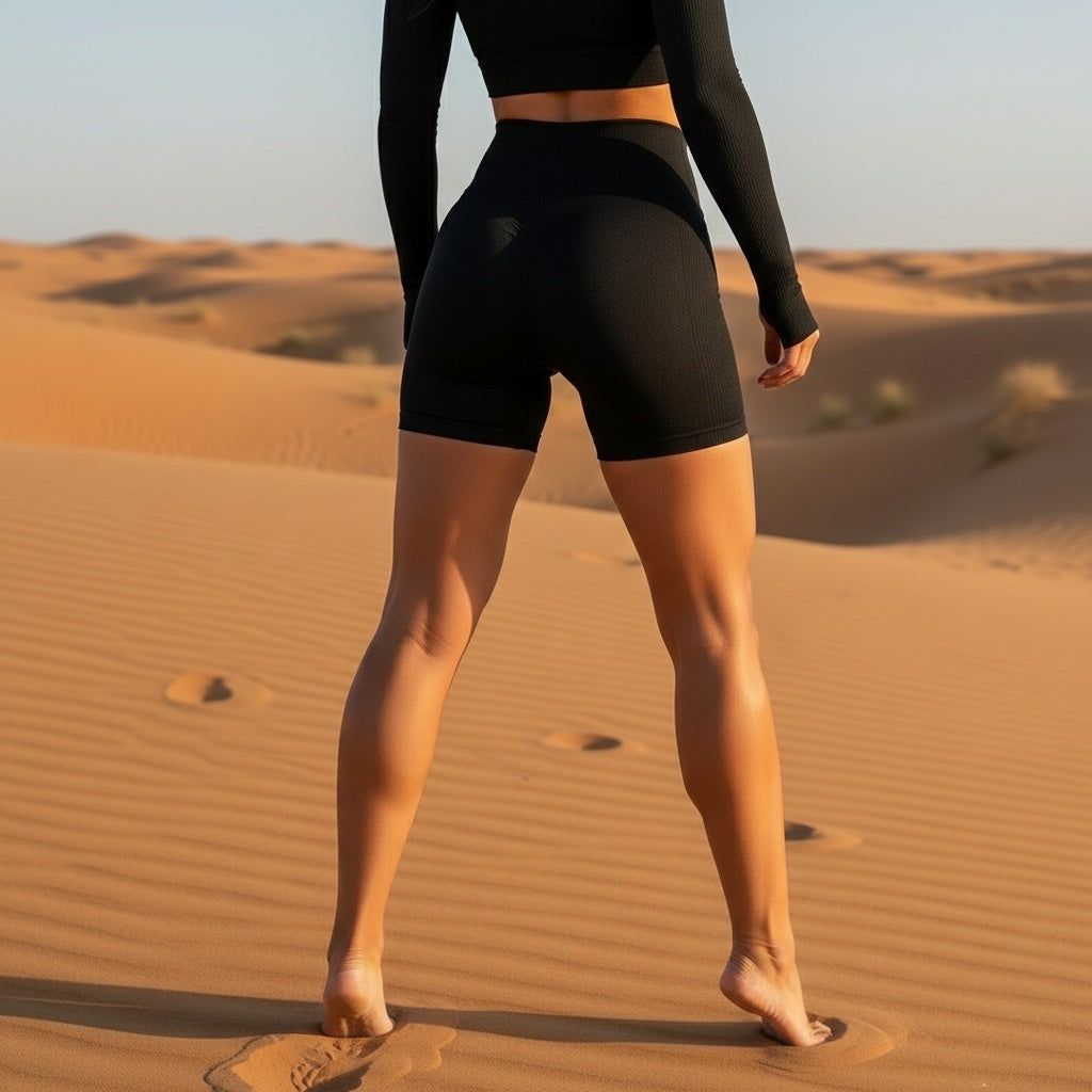 SEEK Premium Black Verse Short Co-ord Set