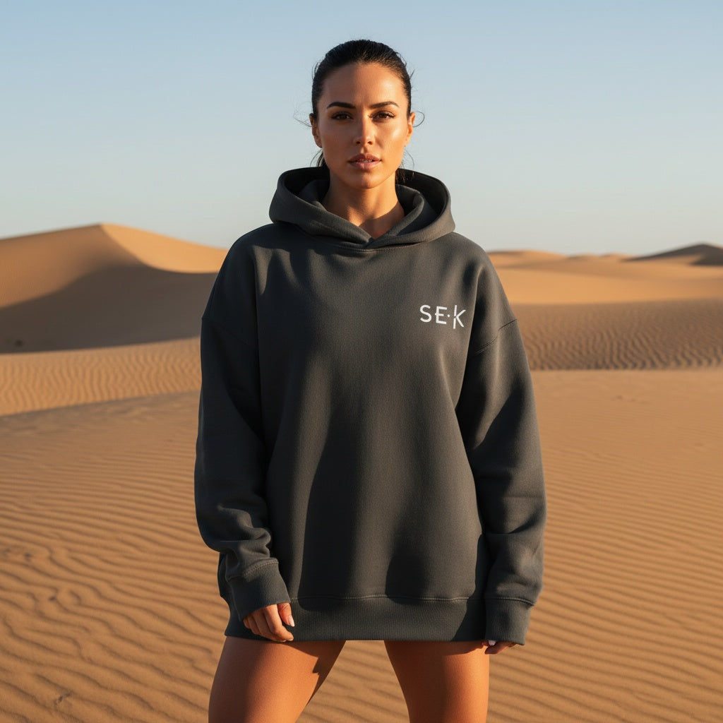 SEEK Oversized Dark Grey Women’s Hoodies