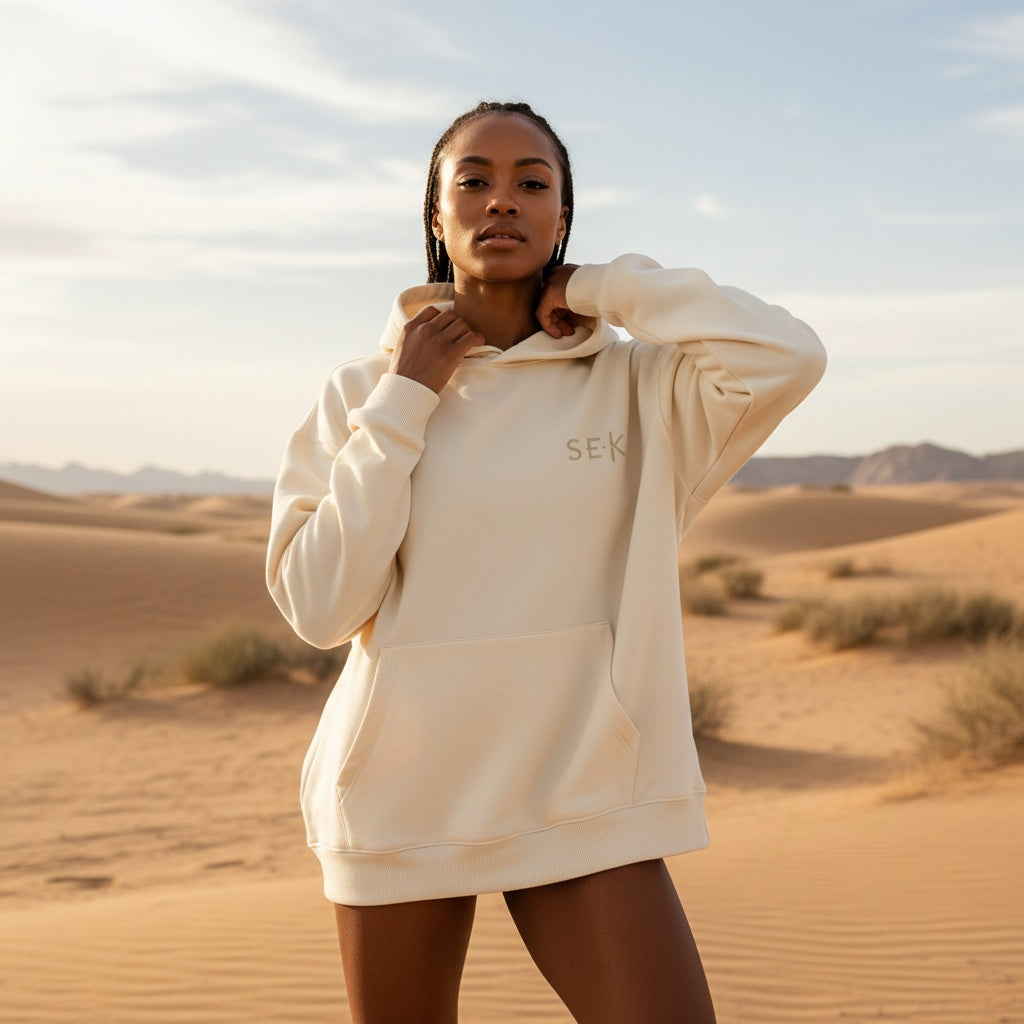 SEEK Oversized Cream Women’s Hoodies