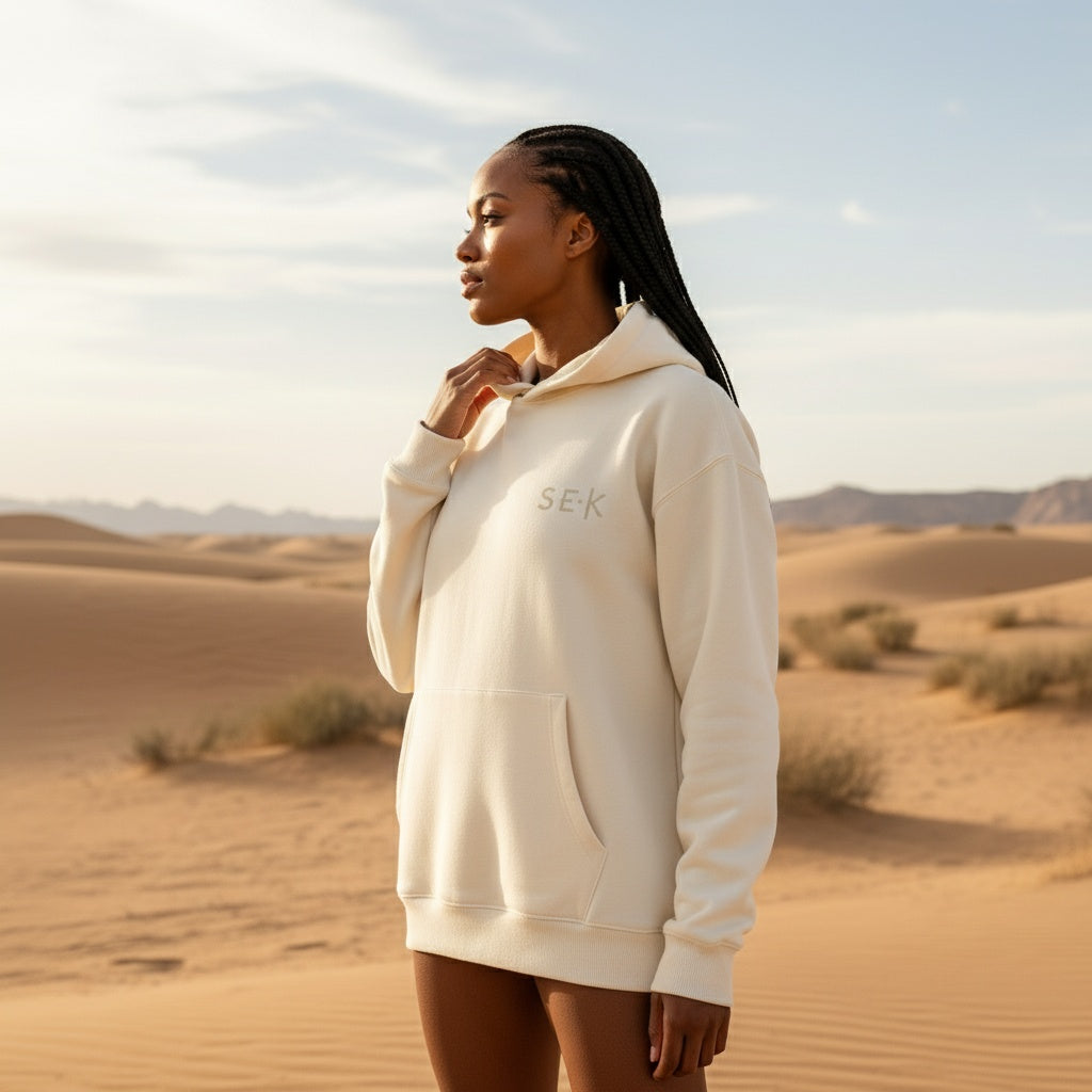 SEEK Oversized Cream Women’s Hoodies