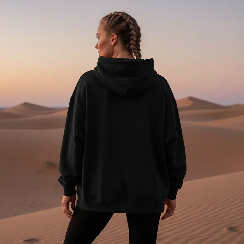 SEEK Oversized Black Arch Women’s Hoodies